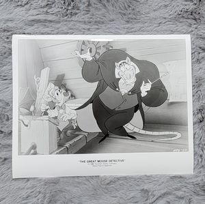 Vintage Original Still Photo of Disney's "The Great Mouse Detective" 1986.